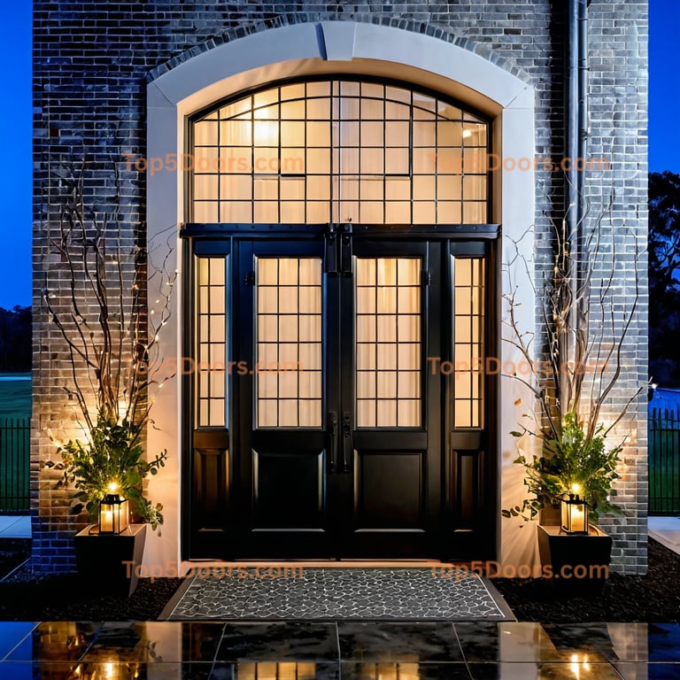 Louisiana barn door modern farmhouse Door