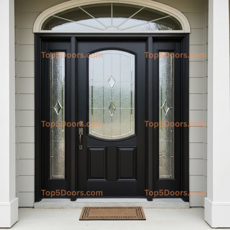 Louisiana office door french provincial Door