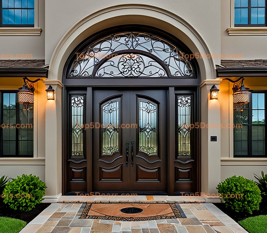 Louisiana pivot victorian Door