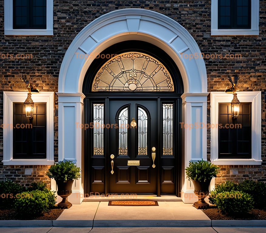 Louisiana pivot georgian Door