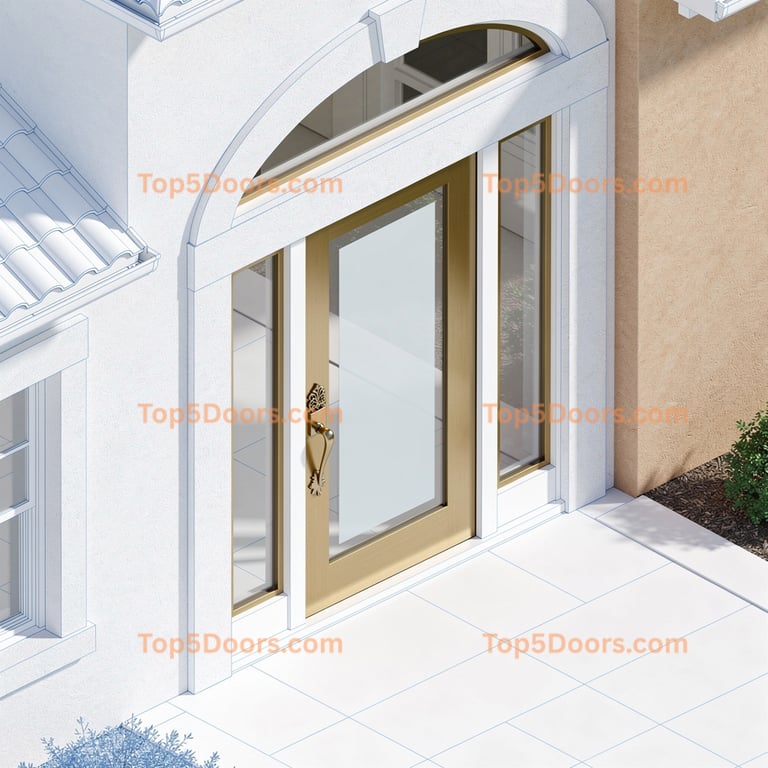 Louisiana single mediterranean Door
