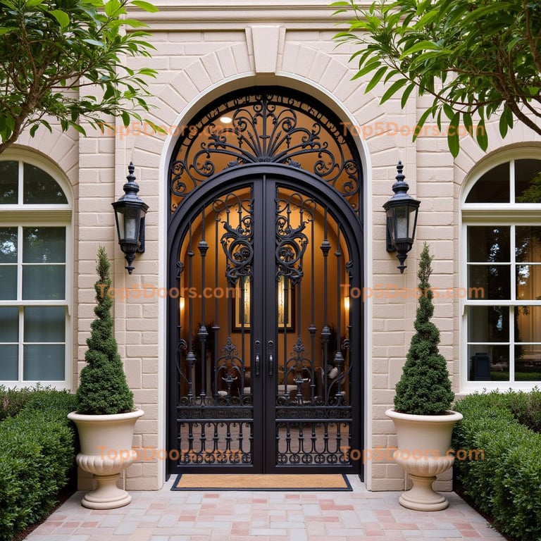 Louisiana wine cellar door french provincial Door