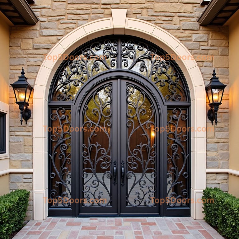 Louisiana wine cellar door mediterranean Door