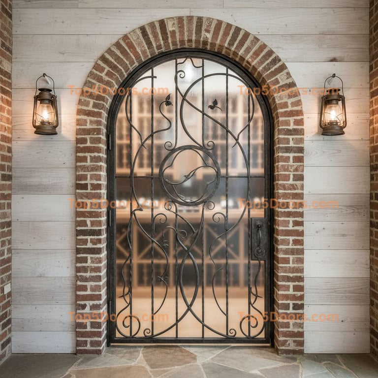 Louisiana wine cellar door scandinavian Door