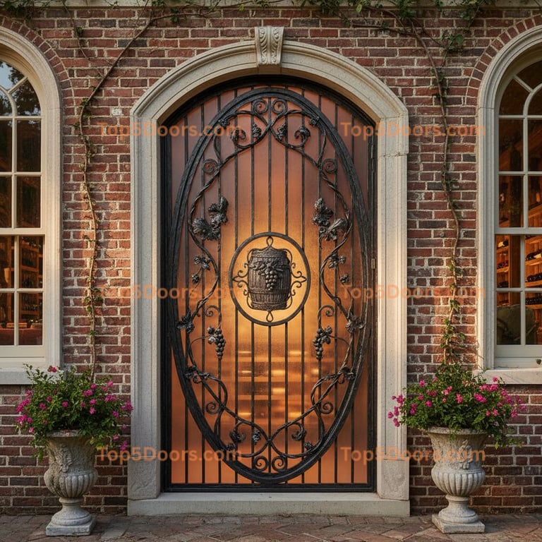 Louisiana wine cellar door european classic Door