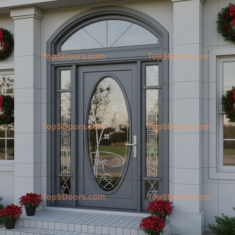 Louisiana wrought iron barn door european classic Door