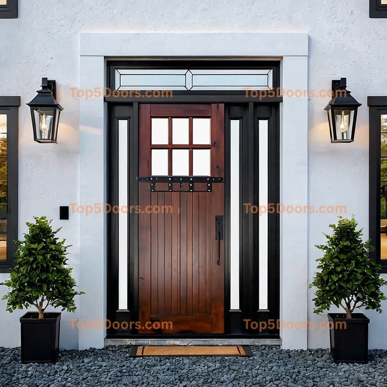 Maine barn door southwestern Door