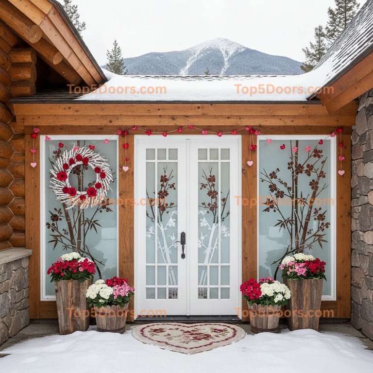 Maine closet french door mountain lodge Door