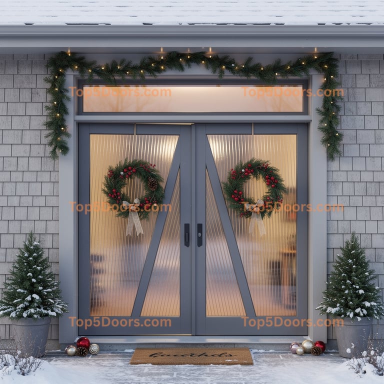 Maine double craftsman Door