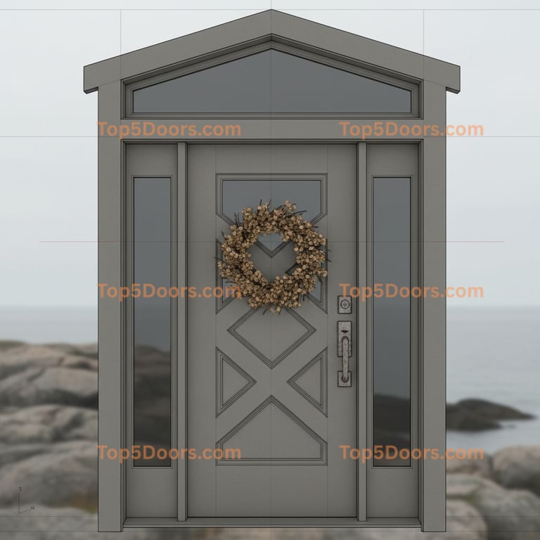 Maine entry door craftsman Door