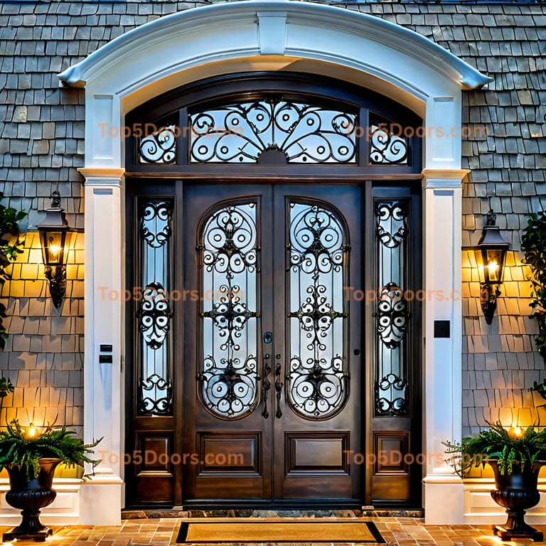 Maine entry door french provincial Door