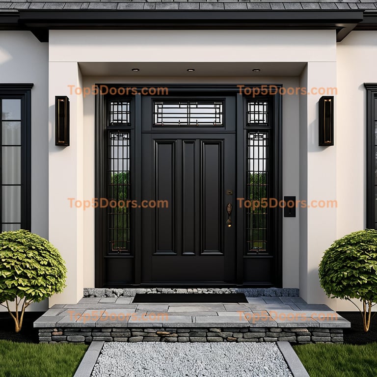 Maine exterior door japanese zen Door