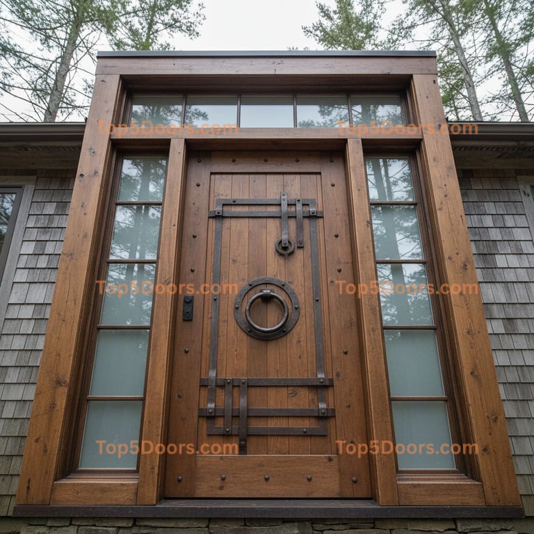 Maine exterior door traditional american Door