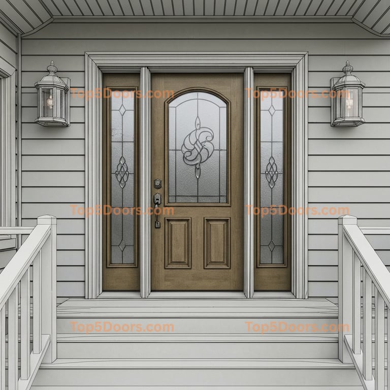 Maine front entry door southwestern Door