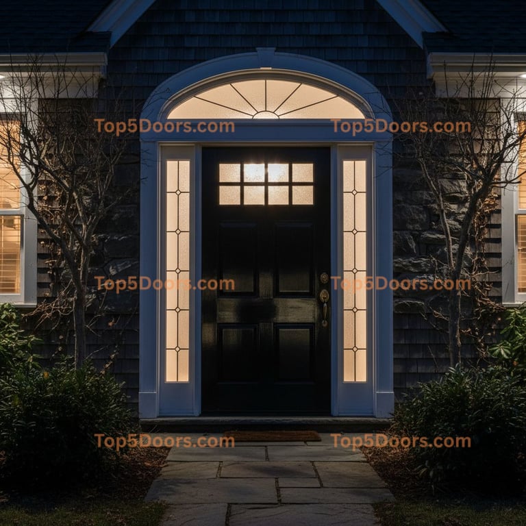 Maine office door georgian Door