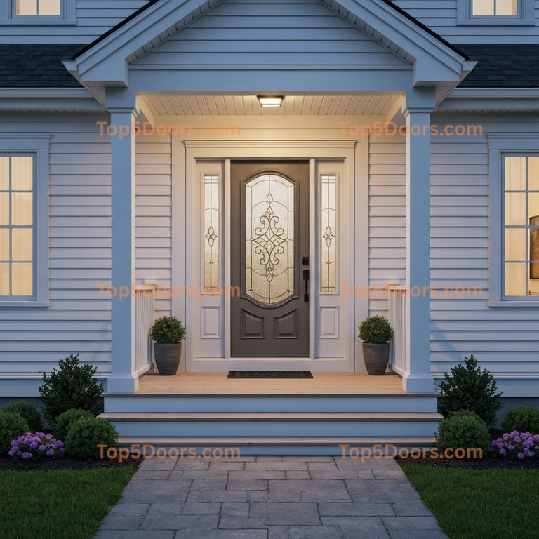 Maine patio sliding door modern farmhouse Door