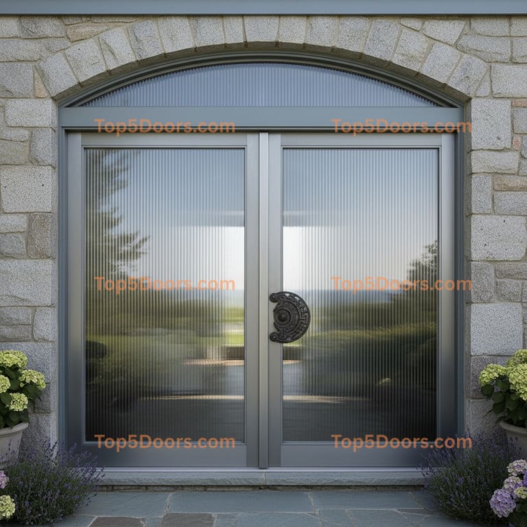 Maine patio sliding door french country Door
