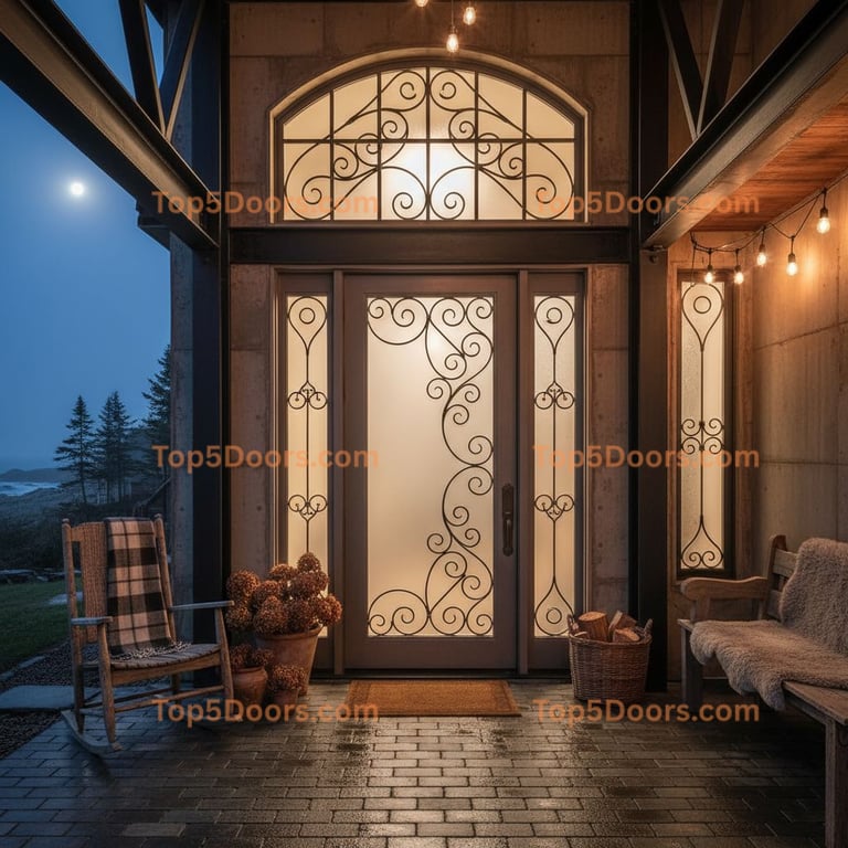 Maine pivot industrial Door