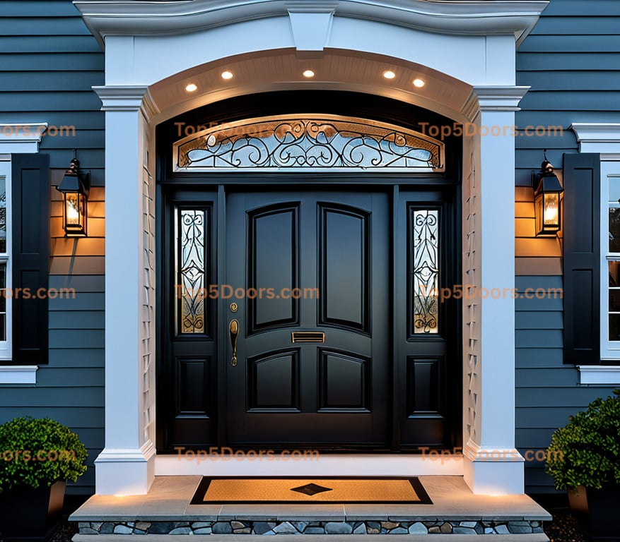 Maine single coastal Door