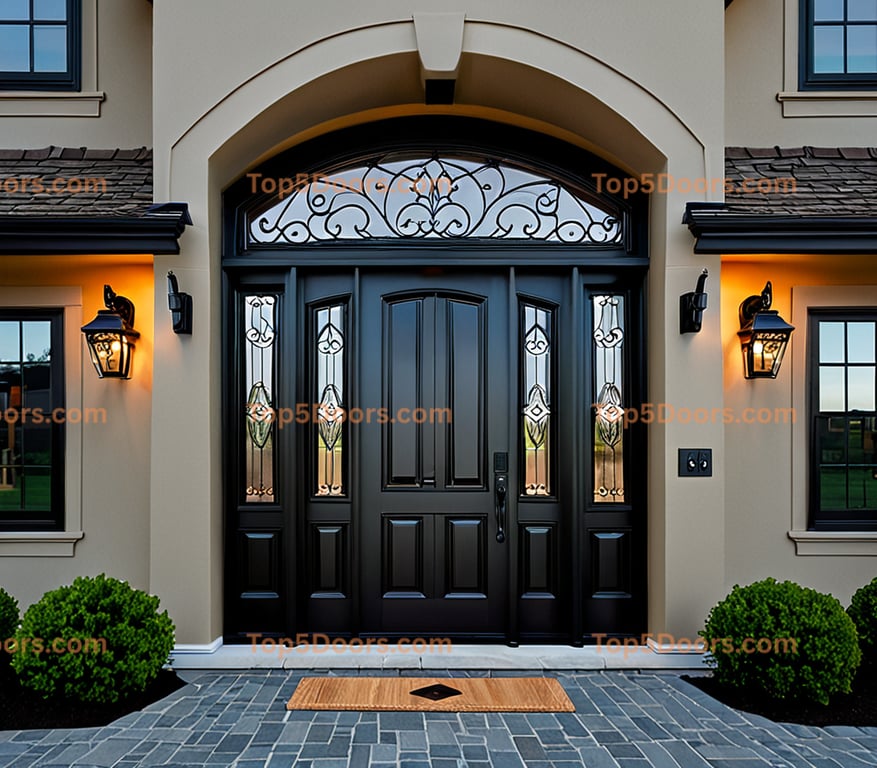 Maine solid panel tuscan Door