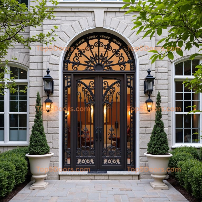 Maine wine cellar door modern Door