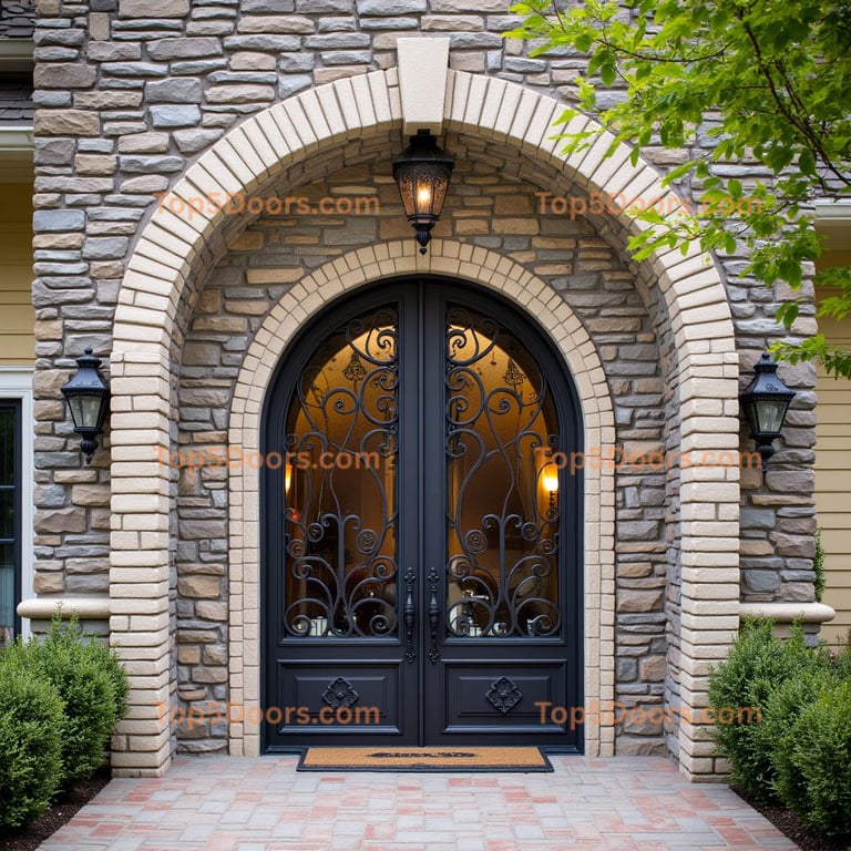 Maine wine cellar door tuscan Door