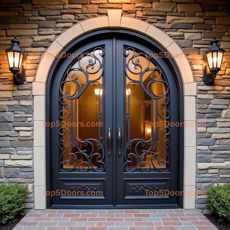 Maine wine cellar door industrial Door
