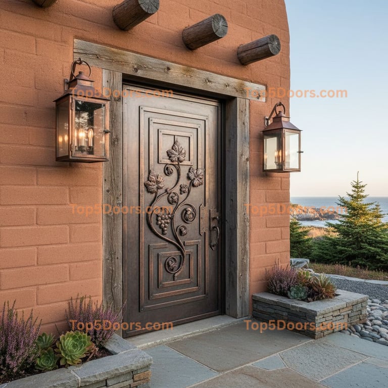 Maine wine cellar door southwestern Door