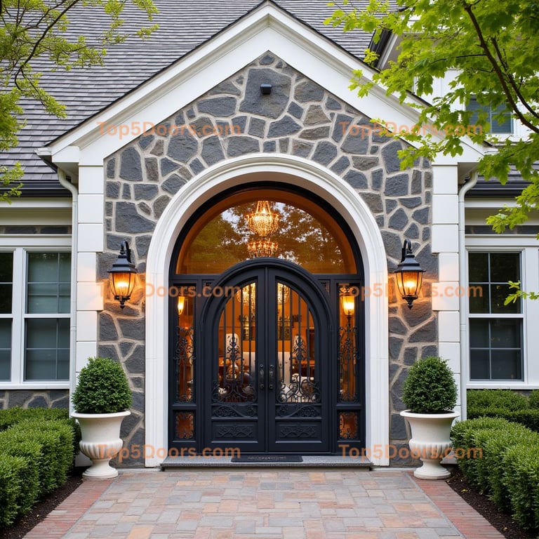 Maine wine cellar door traditional american Door