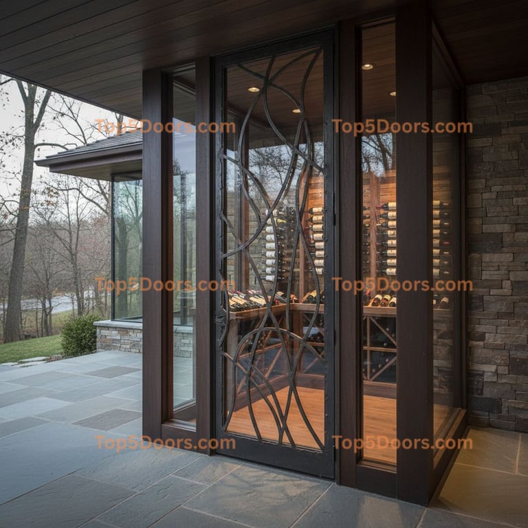 Maryland wine cellar door contemporary Door