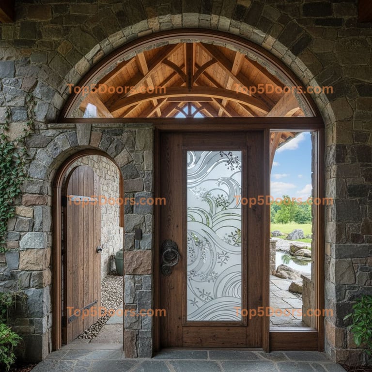Maryland wine cellar door japanese zen Door