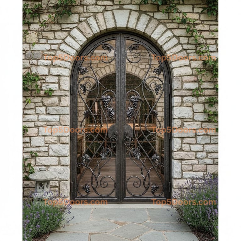 Maryland wine cellar door french provincial Door