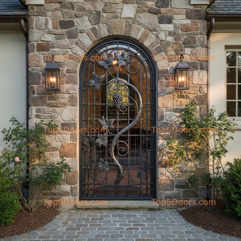 Maryland wine cellar door french provincial Door