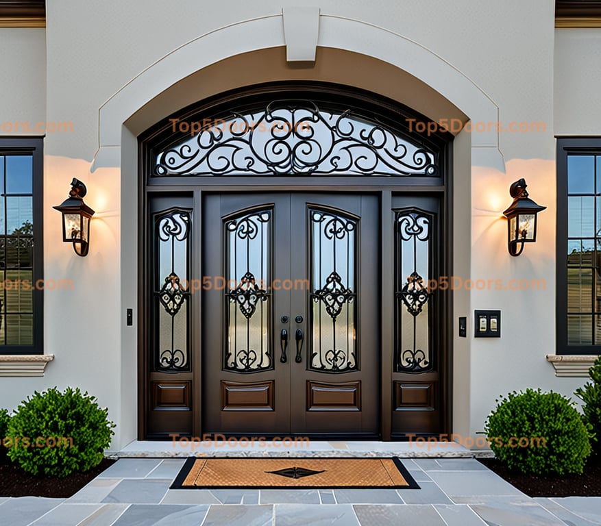 Maryland wrought iron french door traditional american 