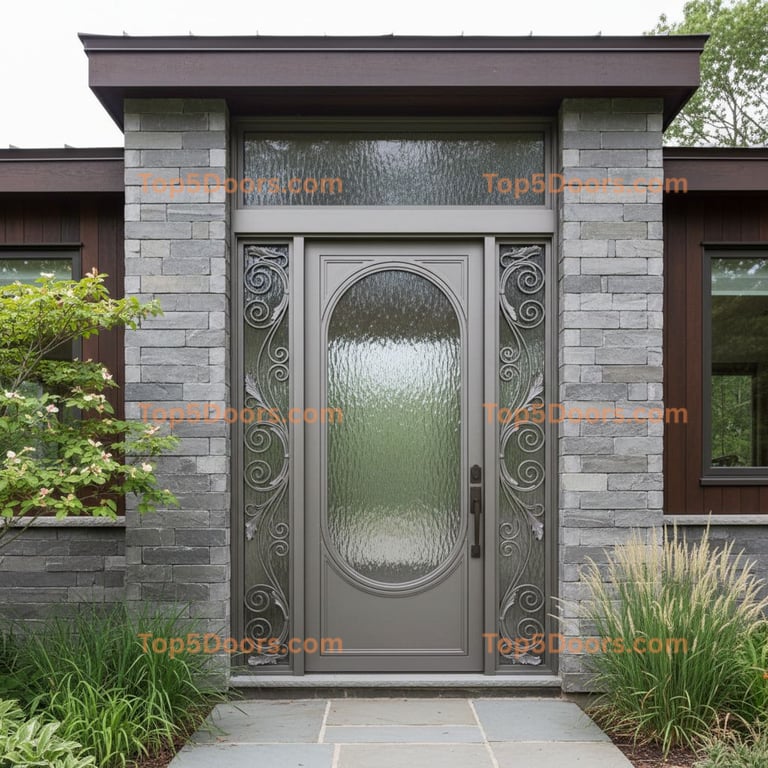 Massachusetts arched single korean modern Door