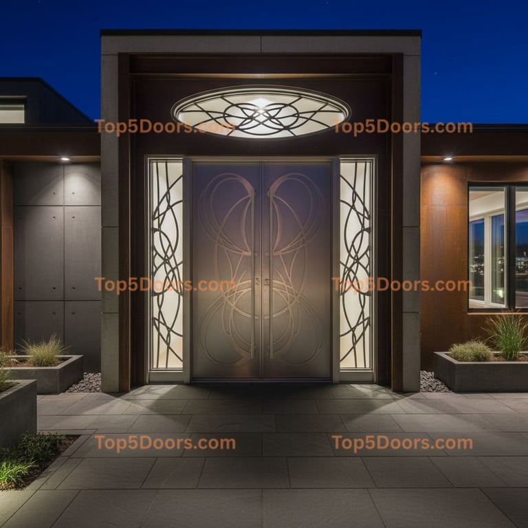 Massachusetts double industrial Door