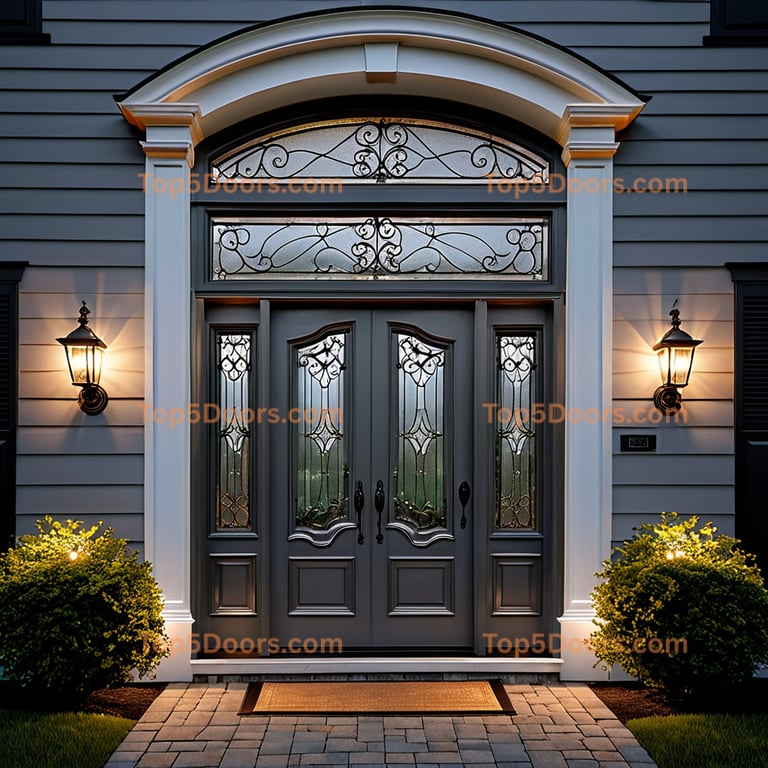 Massachusetts exterior door french provincial Door