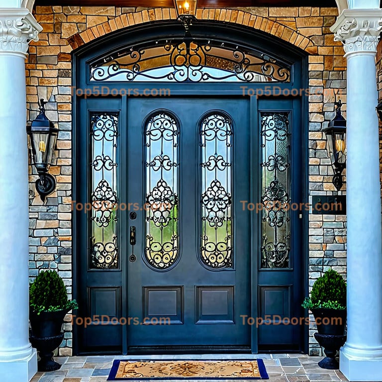 Massachusetts french door modern Door