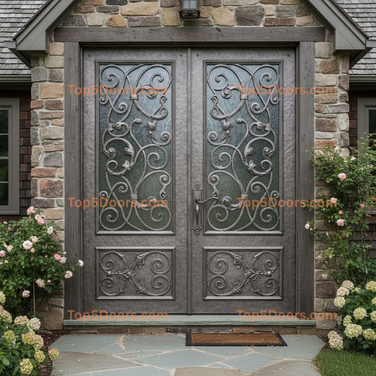 Massachusetts front entry door french country Door