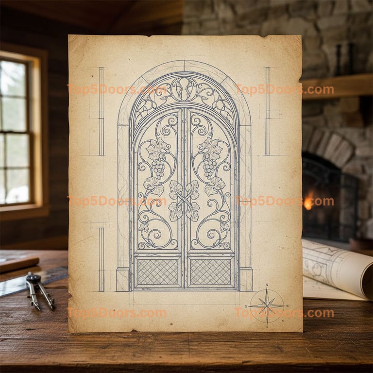 Massachusetts wine cellar door mountain lodge Door