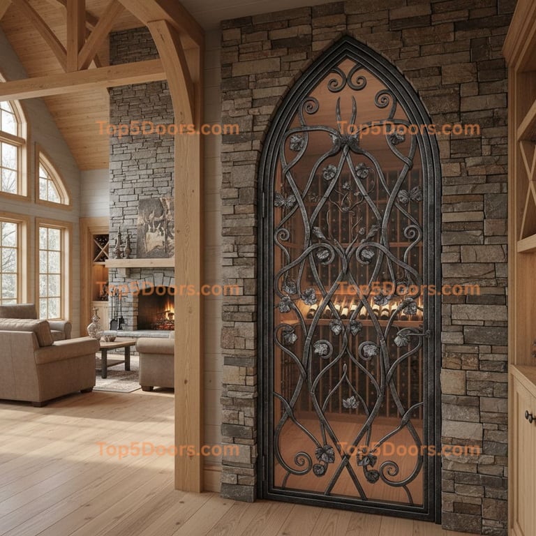 Massachusetts wine cellar door scandinavian Door