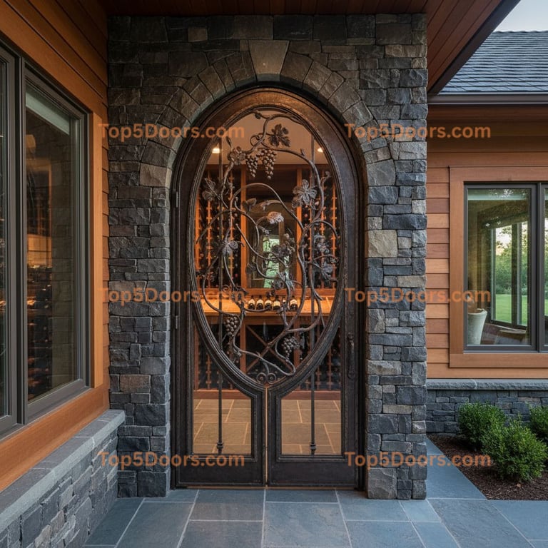 Massachusetts wine cellar door contemporary Door