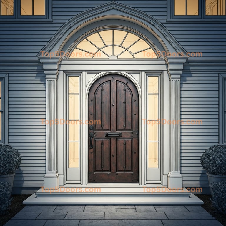 Massachusetts wrought iron arched single traditional am