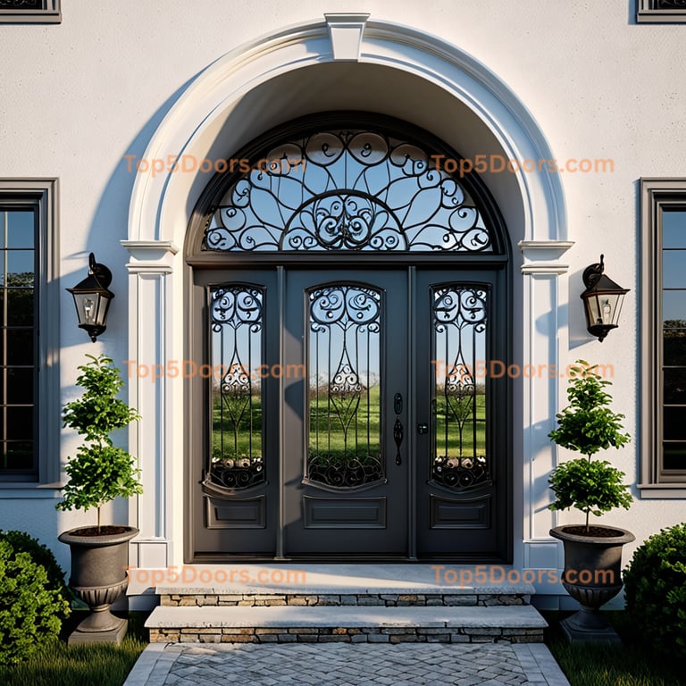 Massachusetts wrought iron steel frame french provincia