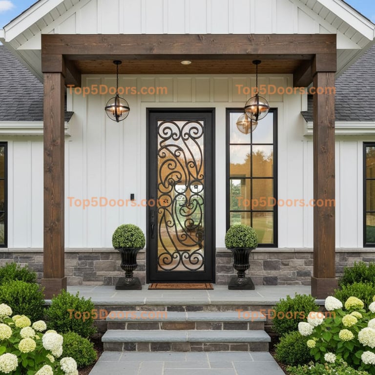 Mediterranean Single Entry Door with Thermal Break