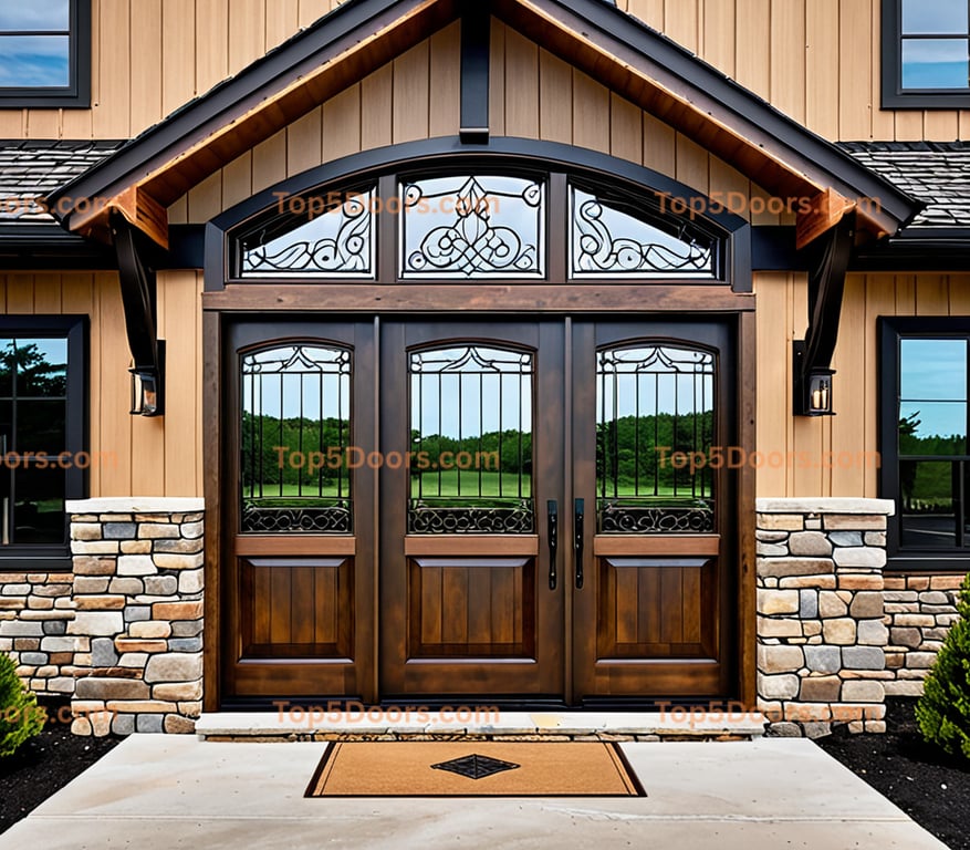 Michigan barn door mountain lodge Door