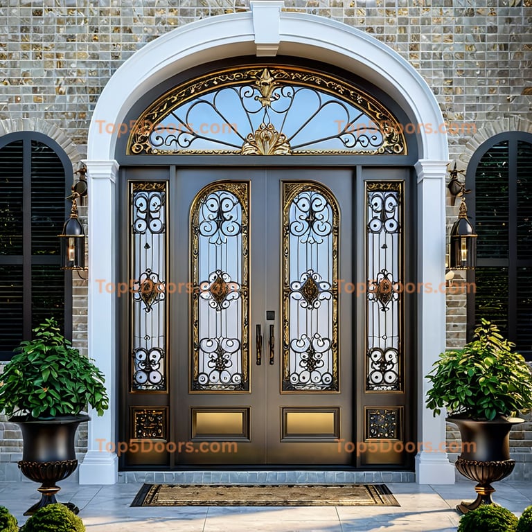 Michigan double traditional american Door