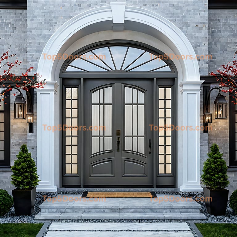 Michigan double korean modern Door