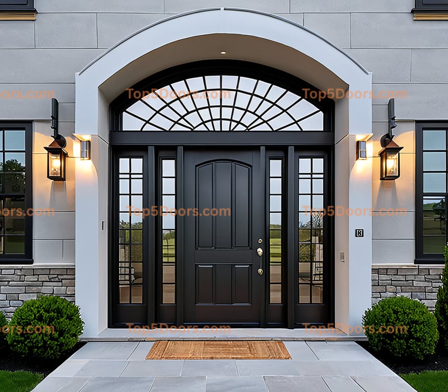 Michigan french door korean modern Door