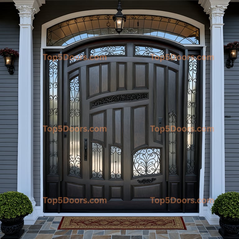 Michigan front entry door craftsman Door